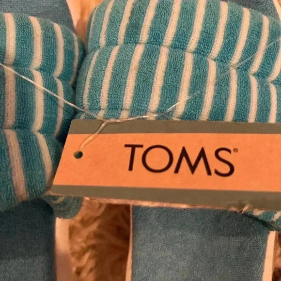 COPY - Toms NEW missy aqua comfort slide beaded womens 8 slip on beach vacation… - Picture 4 of 6